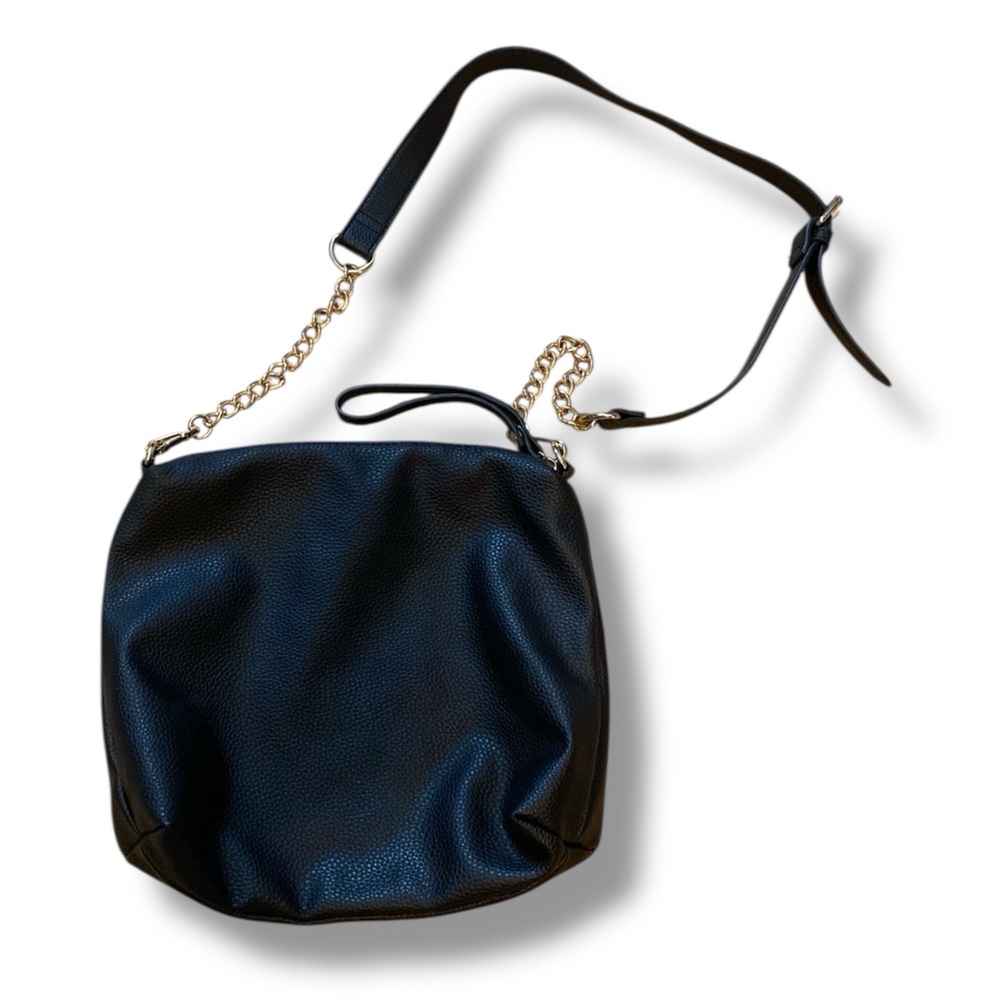 Steve Madden Black Chain Strap Crossbody Bag